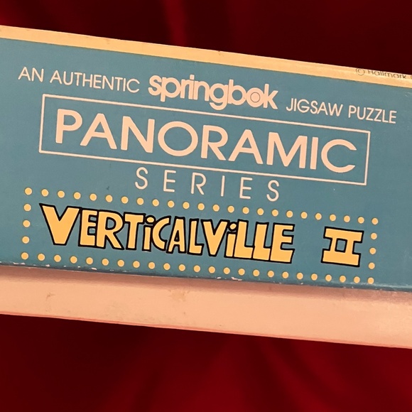 1986 VINTAGE SPRINGBOK VERTICALVILLE II PANORAMIC SERIES 700 PIECE JIGSAW PUZZLE - Picture 3 of 9